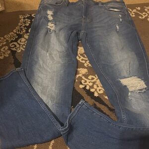 Distressed Hollister Jeans